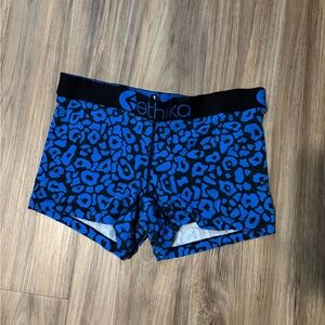 Ethika Black & Blue Leopard Print Boxer Briefs